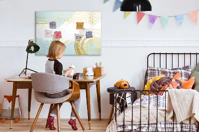 Mágneses törölhető tábla dekoratív mintával