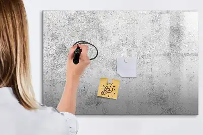 Mágneses tábla filctollal betonfal kivitelben