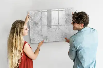 Mágneses tábla filctollal betonfal kivitelben