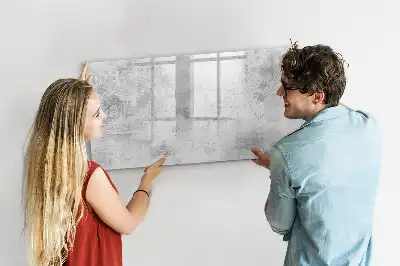 Mágneses tábla filctollal betonfal kivitelben