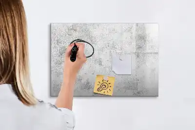 Mágneses tábla filctollal betonfal kivitelben