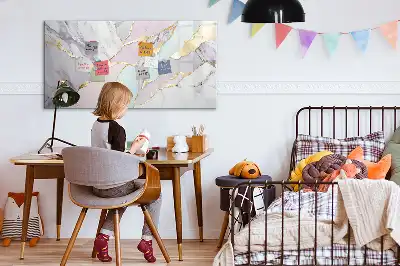 Mágneses törölhető tábla márvány mintával