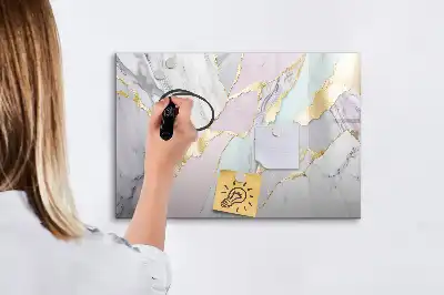 Mágneses törölhető tábla márvány mintával