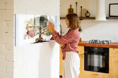 Mágneses törölhető tábla családfa mintával