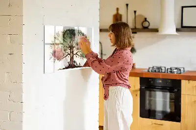 Mágneses törölhető tábla családfa mintával