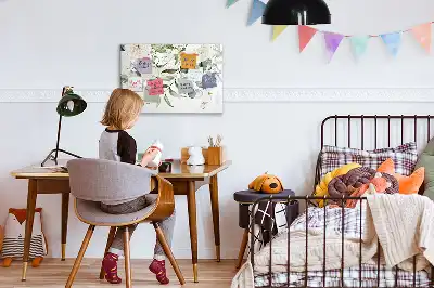 Mágneses törölhető tábla természet mintás