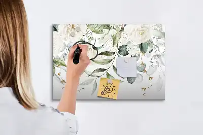 Mágneses törölhető tábla természet mintás