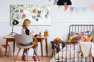 Mágneses tábla filctollal A természet növényei mintával