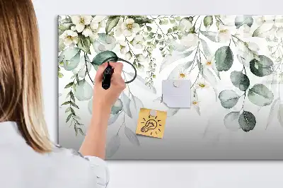 Mágneses tábla filctollal A természet növényei mintával