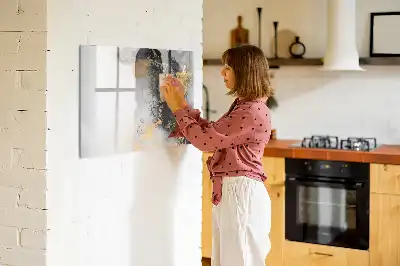 Mágneses tábla filctollal márvány mintázatú