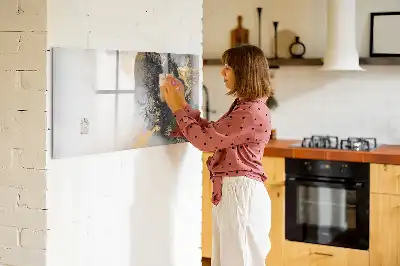 Mágneses tábla filctollal márvány mintázatú