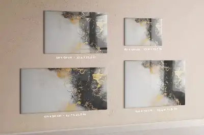 Mágneses tábla filctollal márvány mintázatú