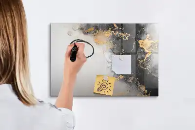 Mágneses tábla filctollal márvány mintázatú