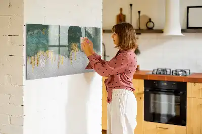 Mágneses törölhető tábla dekoratív mintával