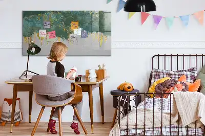 Mágneses törölhető tábla dekoratív mintával
