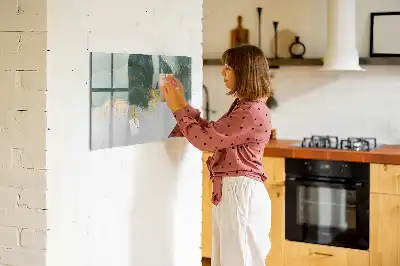 Mágneses törölhető tábla dekoratív mintával