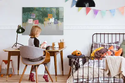Mágneses törölhető tábla dekoratív mintával