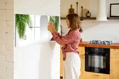 Mágneses törölhető tábla pálmalevelek mintával
