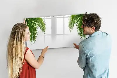 Mágneses törölhető tábla pálmalevelek mintával