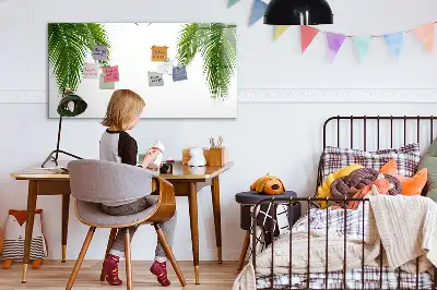 Mágneses törölhető tábla pálmalevelek mintával
