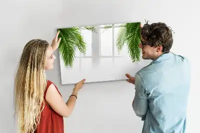 Mágneses törölhető tábla pálmalevelek mintával