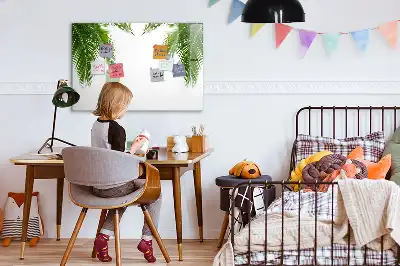 Mágneses törölhető tábla pálmalevelek mintával