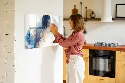 Mágneses törölhető tábla márvány mintás kivitelben