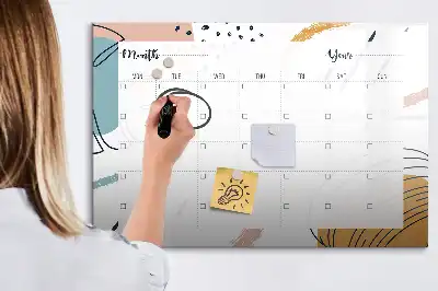 Mágneses tábla filctollal üzleti rendező kivitelben