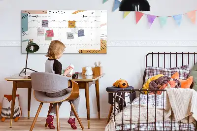 Mágneses tábla filctollal üzleti rendező kivitelben