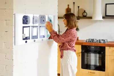 Mágneses törölhető tábla Polaroid keretekkel