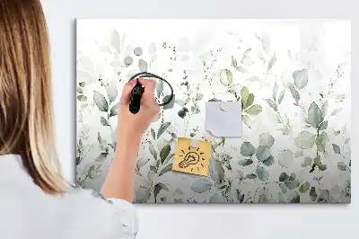 Mágneses törölhető tábla növények mintával