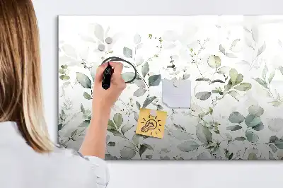 Mágneses törölhető tábla növények mintával