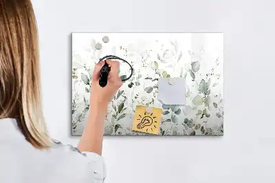 Mágneses törölhető tábla növények mintával