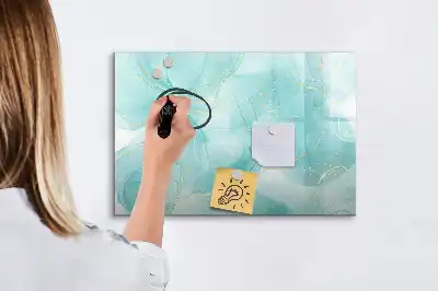 Mágneses tábla filctollal márvány absztrakció mintával
