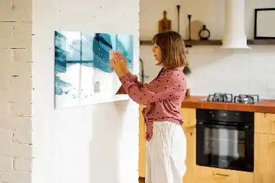 Mágneses törölhető tábla Ecsetvonások mintával