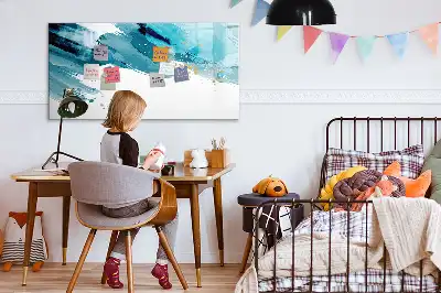 Mágneses törölhető tábla Ecsetvonások mintával