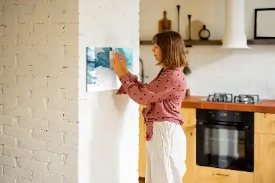 Mágneses törölhető tábla Ecsetvonások mintával