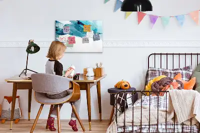 Mágneses törölhető tábla Ecsetvonások mintával