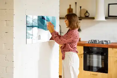 Mágneses törölhető tábla Ecsetvonások mintával