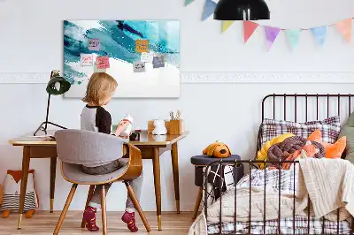Mágneses törölhető tábla Ecsetvonások mintával