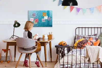 Mágneses törölhető tábla vízcseppek mintával