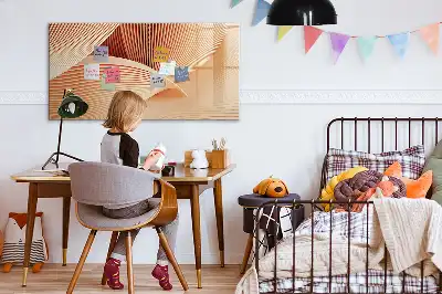 Mágneses törölhető tábla hullám absztrakció mintával