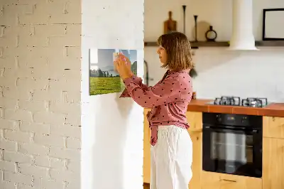 Mágneses törölhető tábla hegyek és mezők mintával