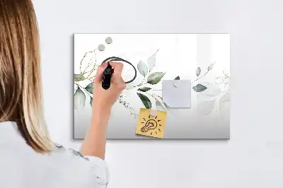 Mágneses tábla filctollal absztrakt minta