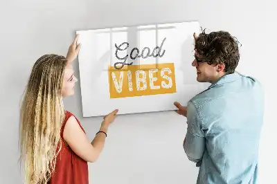 Mágneses törölhető tábla inspiráló mondatos kivitelben