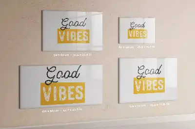 Mágneses törölhető tábla inspiráló mondatos kivitelben