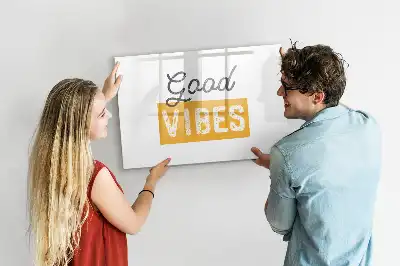 Mágneses törölhető tábla inspiráló mondatos kivitelben
