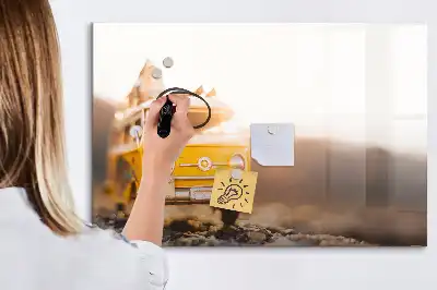 Mágneses törölhető tábla autós nyaralás mintával