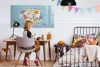 Lengyelország állattérképe mágneses tábla filctollal