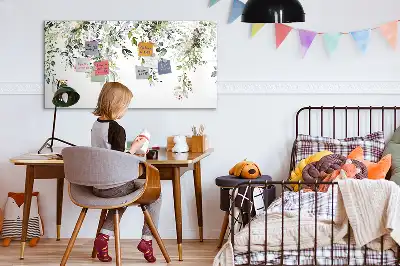 Mágneses törölhető tábla Virágzó természet mintával